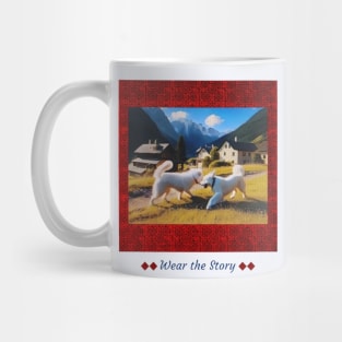 Wear the Story – Hmong Red Frame & Village Companions Mug